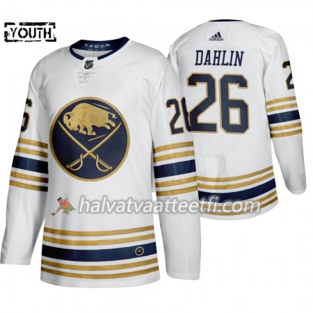 Lasten NHL Buffalo Sabres Pelipaita Rasmus Dahlin 26 50th Anniversary Adidas 2019-20 Valkoinen Authentic